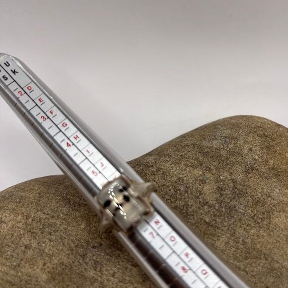 Moss Agate Ring in Sterling Silver Setting -Vintage 70's size 6 - Picture 7 of 7